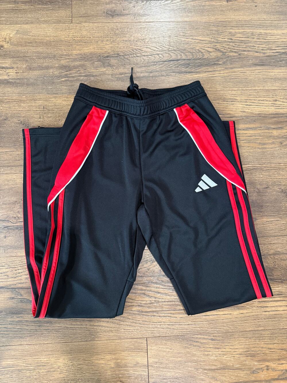 ADIDAS Tiro Training Pants Red and Black